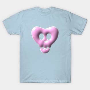 cute pink soft skull T-Shirt